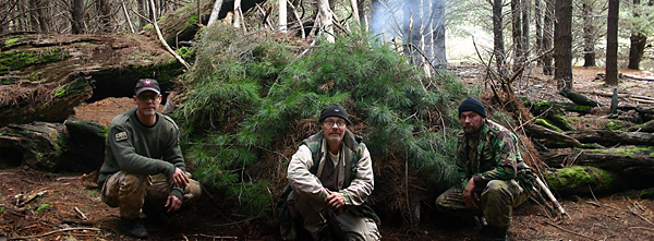 Brian Newton, Kevin Newton, and Jim Blackwell - Survival Courses near Sydney and the Blue Mountains NSW - Bush Survival, Wilderness Survival