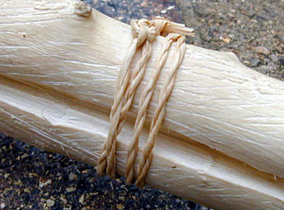 Making a Stone Axe - Cordage