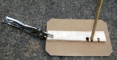 Hand Drill Fire Kit - Vise Grips