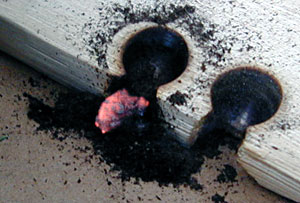 Hand Drill Fire Kit - Glowing Coal