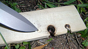 Hand Drill Fire Kit - New Hole in Fireboard